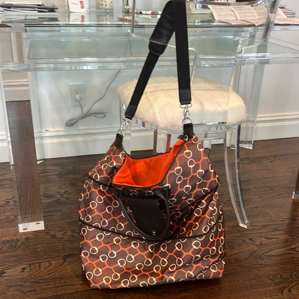 Horsebit extension travel bag